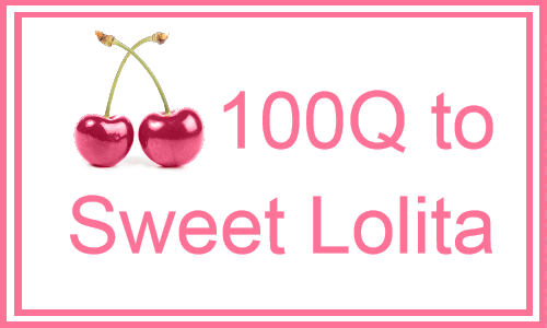 100Q To Sweet Lolita (2003 Quiz)