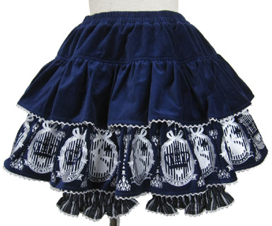 Magic Frame Velveteen Skirt