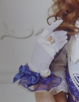 Angelic Pretty Crystal Dream Carnival Satin Gloves