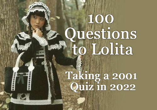 100 Questions to Lolita (2001 Quiz)